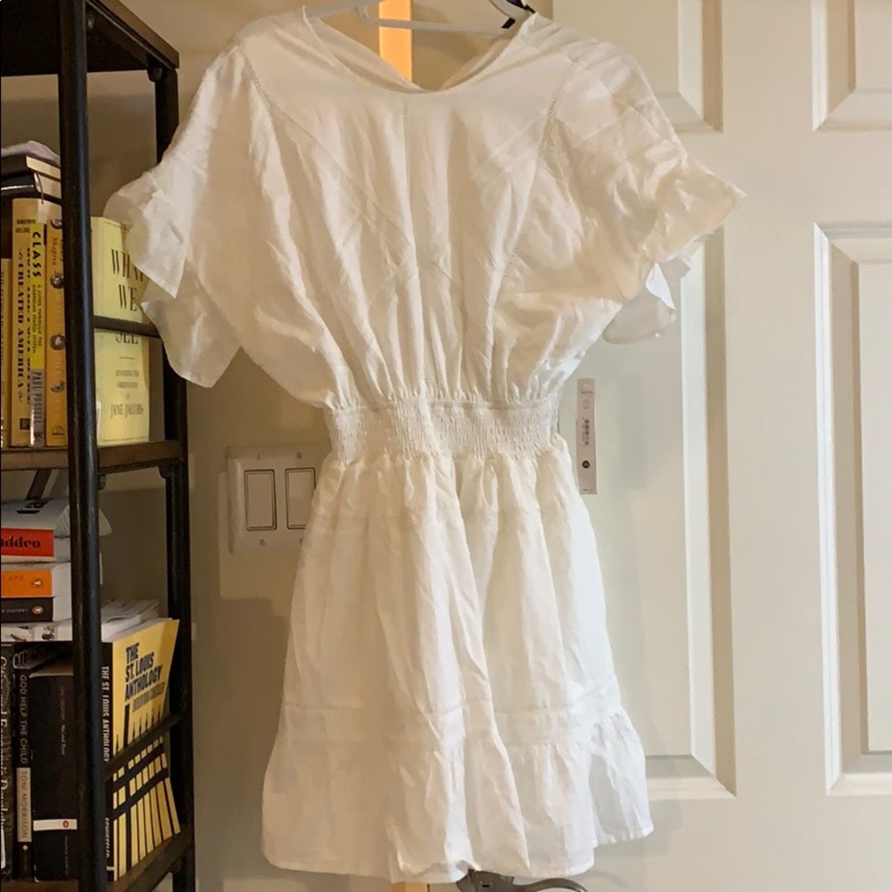 AQUA White sundress XS NWT